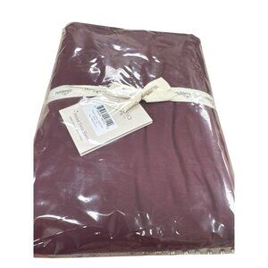 Natemia Organic Cotton Fitted Twin Sheet Fig 100% Jersey 39x75 SKU 7196